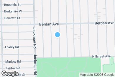 Map image of the property - 3633 Almeda Dr