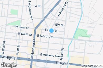 Map image of the property - 211 N Bedford St