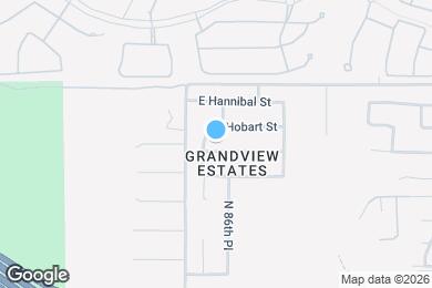 Map image of the property - 8634 E Hillview St