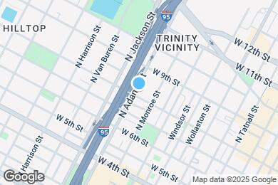 Map image of the property - Adams Court Apartments