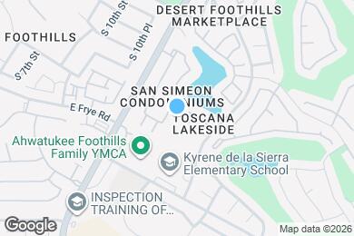 Map image of the property - 16013 S Desert Foothills Pky