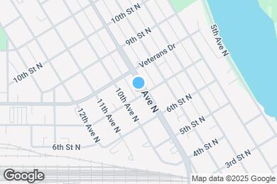 Map image of the property - 701 9th Ave N