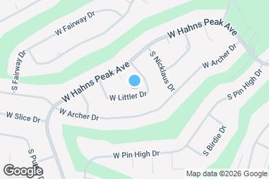Map image of the property - 421 W Littler Dr