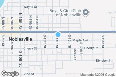 Map image of the property - 1448 Maple Ave
