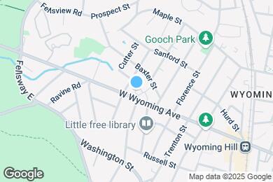 Map image of the property - 189 W Wyoming Ave