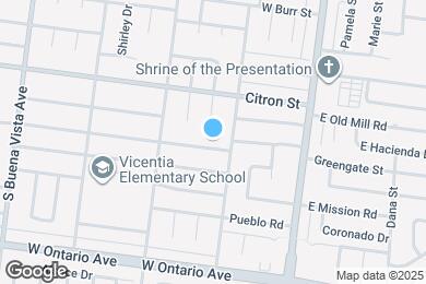 Map image of the property - 321 W Hacienda Dr