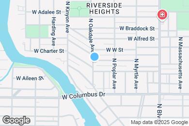 Map image of the property - 920 W Coral St