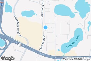 Map image of the property - 2128 Brandon Park Cir