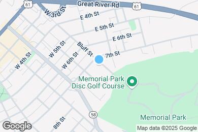 Map image of the property - 714 Bluff St