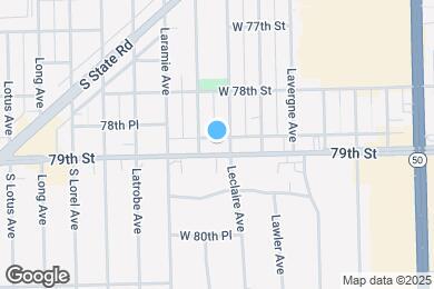 Map image of the property - 5116 W 79th St