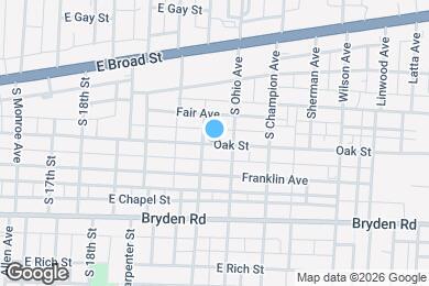 Map image of the property - 1096 Oak St