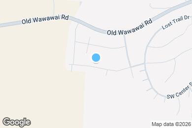 Map image of the property - 1740 SW Panorama Dr