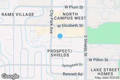 Map image of the property - 1301 University Ave