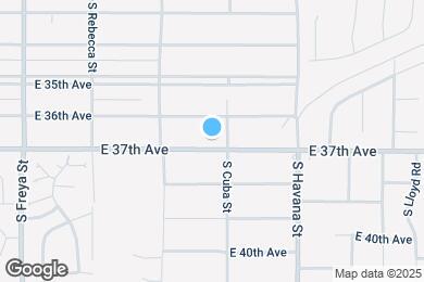 Map image of the property - 4115 E 37th Ave