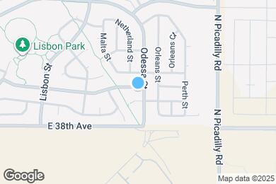 Map image of the property - 21380 E 40th Ave