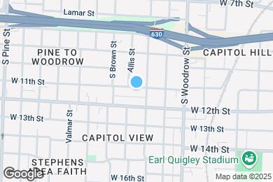 Map image of the property - 3113 W 11th St