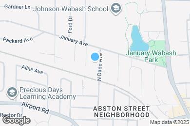Map image of the property - 431 N Dade Ave