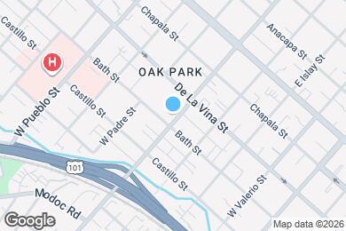 Map image of the property - 228 W Mission St