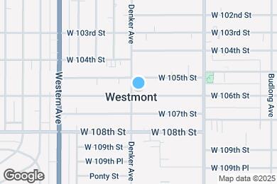 Map image of the property - 1553 W 106th St