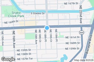 Map image of the property - 16251 NE 18th Pl