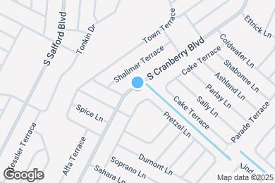 Map image of the property - 3814 S Cranberry Blvd