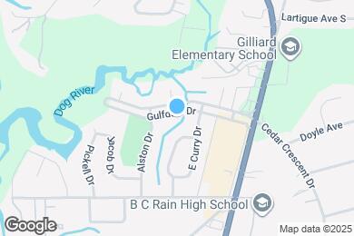 Map image of the property - 1719 Gulfdale Dr