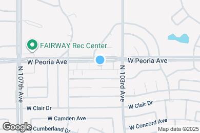 Map image of the property - 10351 W Peoria Ave