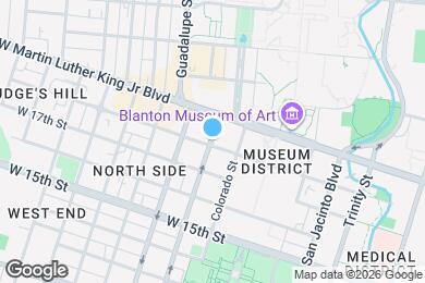 Map image of the property - 1801 Lavaca St