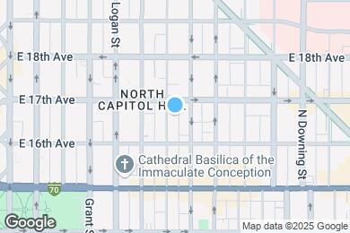 Map image of the property - 1650 N Pearl St