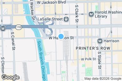 Map image of the property - 161 W Harrison St