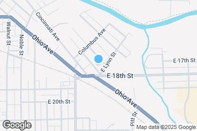 Map image of the property - 1711 E Lynn St
