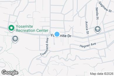 Map image of the property - 1568 Yosemite Dr