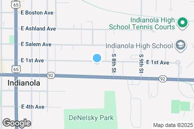 Map image of the property - 807 E 1st Ave