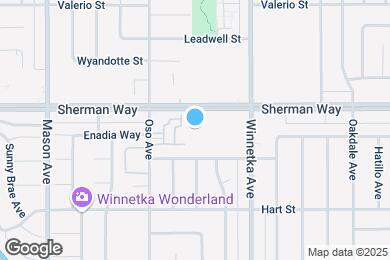 Map image of the property - 20200 Sherman Way