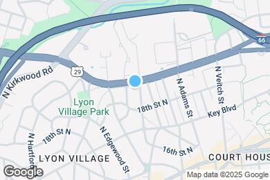 Map image of the property - Lee Terrace Apartments
