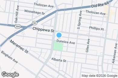 Map image of the property - 3833 Dunnica Ave