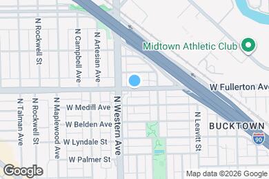 Map image of the property - 2347 N Drake Ave