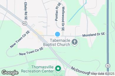 Map image of the property - 981 Moreland Dr SE