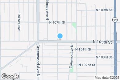 Map image of the property - 504 N 105th St
