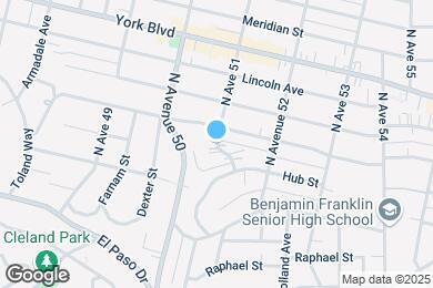Map image of the property - 1071 1/2 North Avenue 51