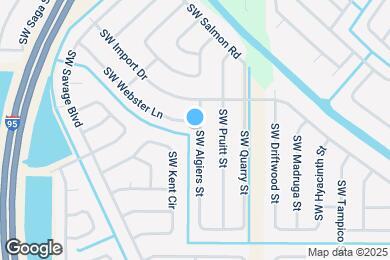 Map image of the property - 2302 SW Webster Ln