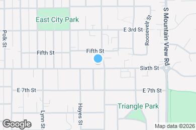Map image of the property - 1122 E 6th St