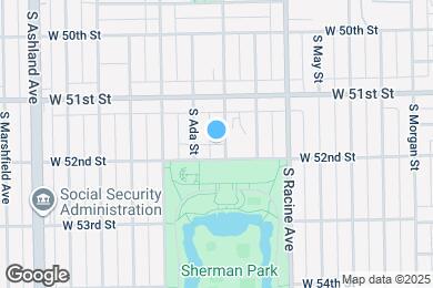 Map image of the property - 5144 S Throop St
