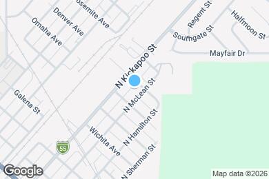 Map image of the property - 1319 N McLean St