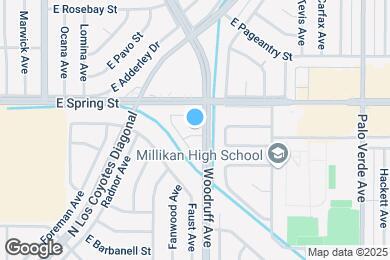 Map image of the property - 5981 E Belen St