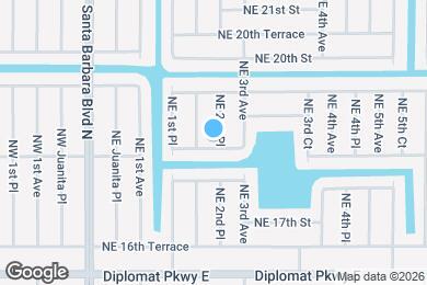 Map image of the property - 1806 NE 2nd Ave