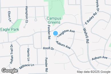 Map image of the property - 1308 Auburn Ave