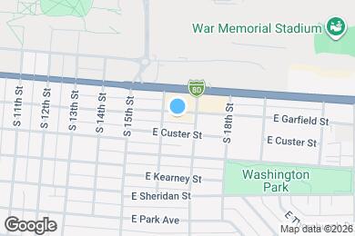 Map image of the property - 1614 E Garfield St
