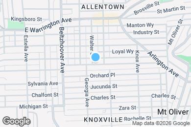 Map image of the property - 411 Walter St