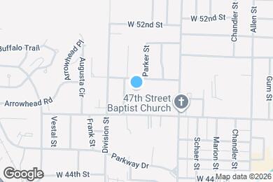 Map image of the property - 1309 W 48th St